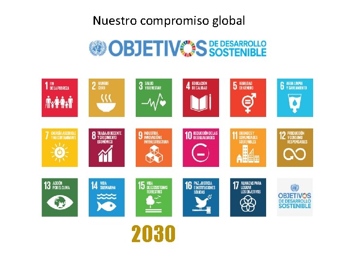 Nuestro compromiso global 2030 