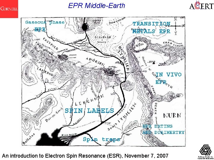 EPR Middle-Earth An introduction to Electron Spin Resonance (ESR), November 7, 2007 