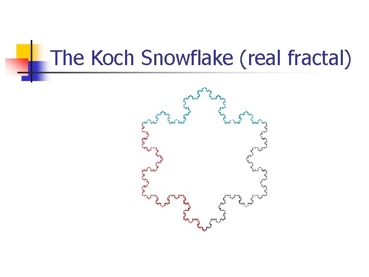 The Koch Snowflake (real fractal) 
