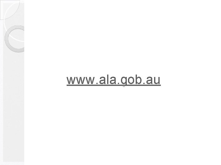 www. ala. gob. au 