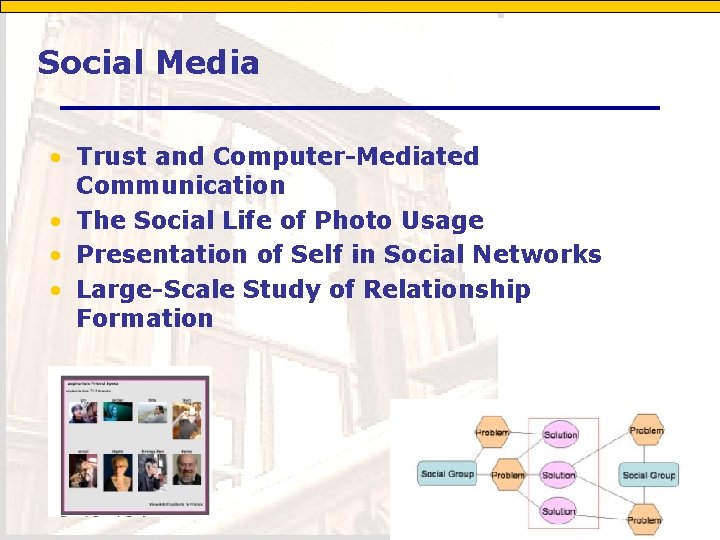 Social Media • Trust and Computer-Mediated Communication • The Social Life of Photo Usage