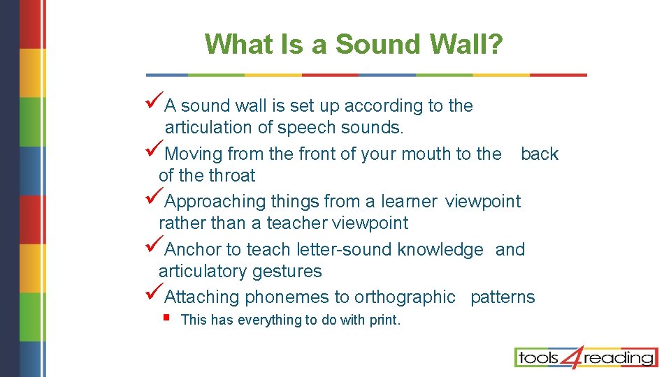 What Is a Sound Wall? üA sound wall is set up according to the