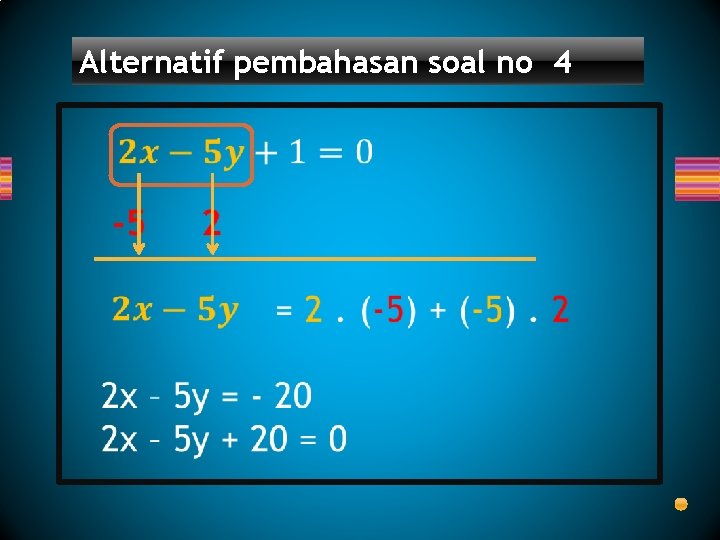 Alternatif pembahasan soal no 4 