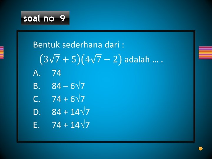 soal no 9 