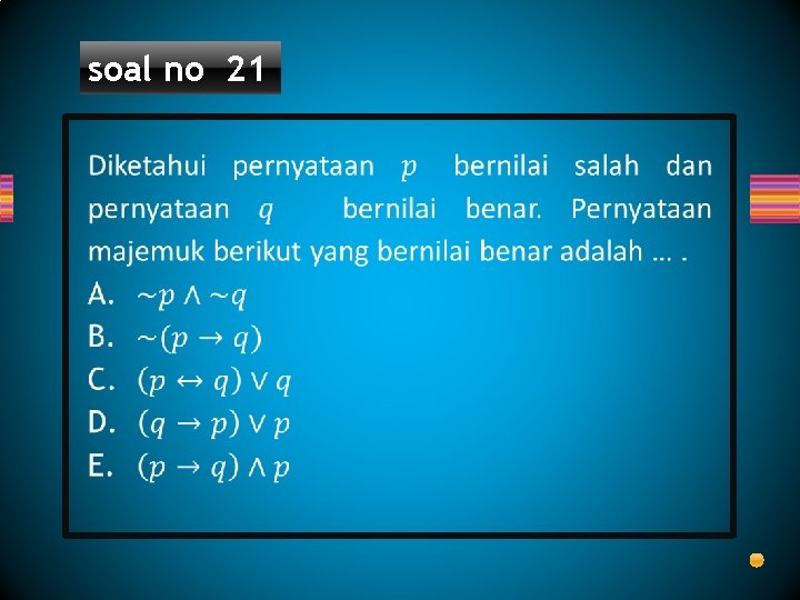 soal no 21 
