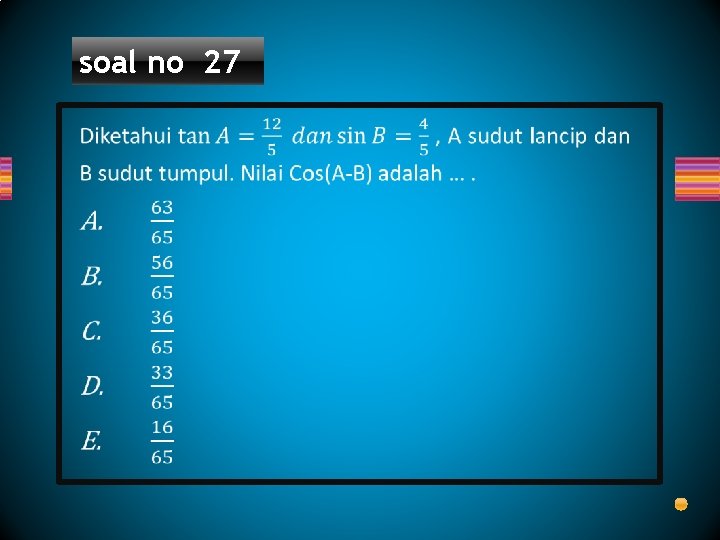 soal no 27 