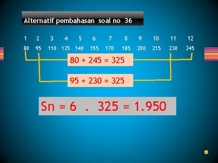 Alternatif pembahasan soal no 36 1 2 3 80 95 4 5 110 125