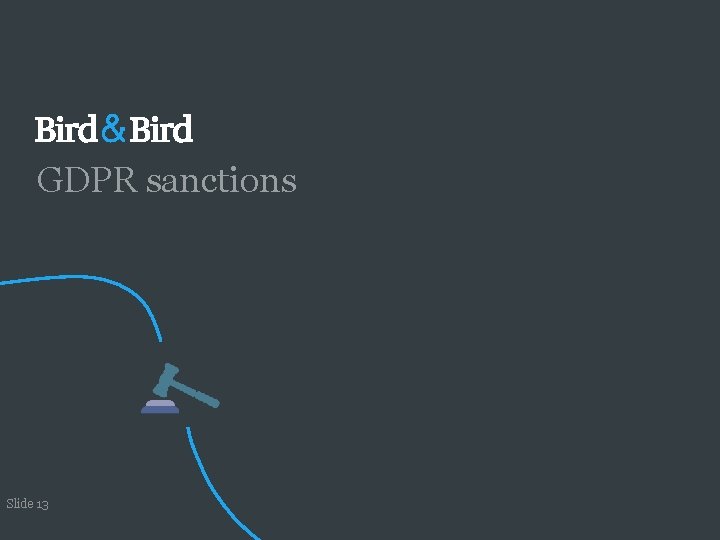 GDPR sanctions Slide 13 
