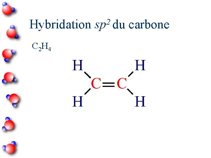 2 Hybridation sp du carbone C 2 H 4 