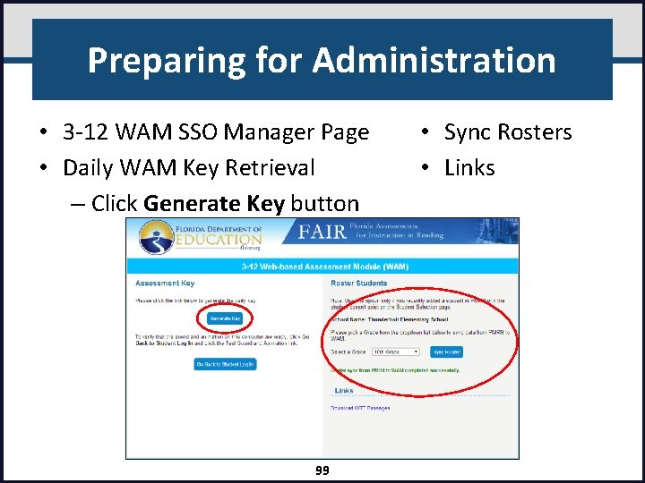 Preparing for Administration • 3 -12 WAM SSO Manager Page • Daily WAM Key
