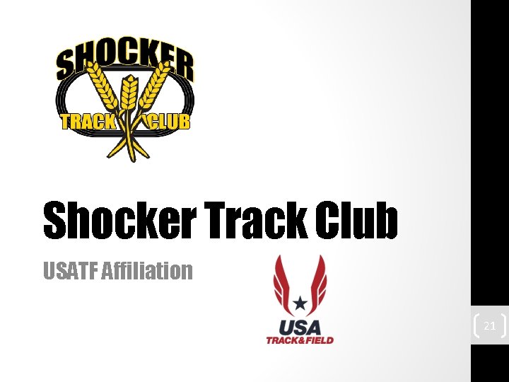 Shocker Track Club USATF Affiliation 21 