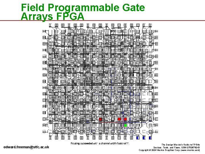 Field Programmable Gate Arrays FPGA edward. freeman@stfc. ac. uk The Design Warrior’s Guide to Field Programmable Gate Arrays FPGA edward. freeman@stfc. ac. uk The Design Warrior’s Guide to