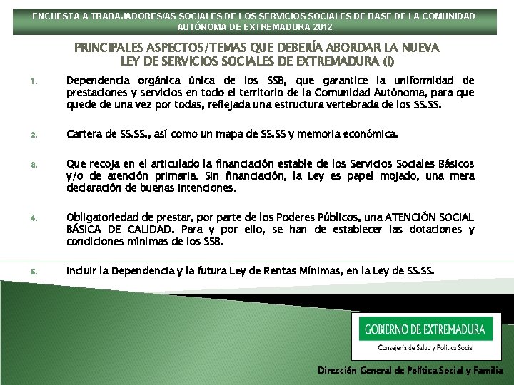 ENCUESTA A TRABAJADORES/AS SOCIALES DE LOS SERVICIOS SOCIALES DE BASE DE LA COMUNIDAD AUTÓNOMA