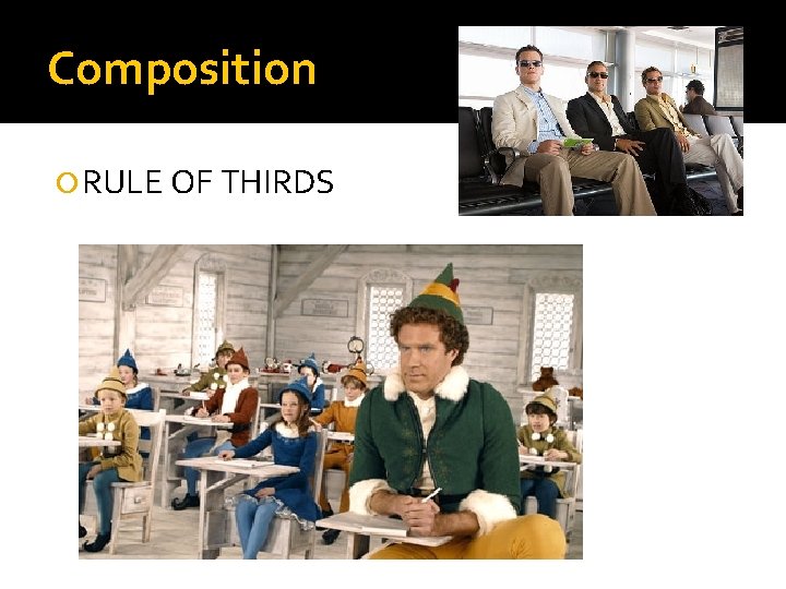 Composition RULE OF THIRDS 