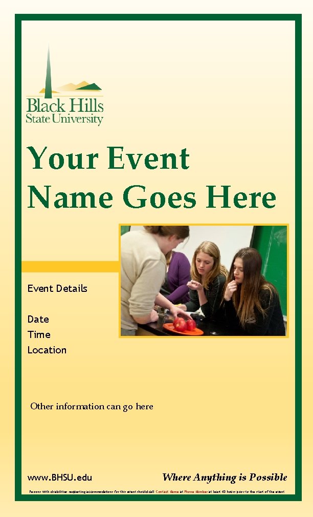 Your Event Name Goes Here Event Details Date Time Location Other information can go