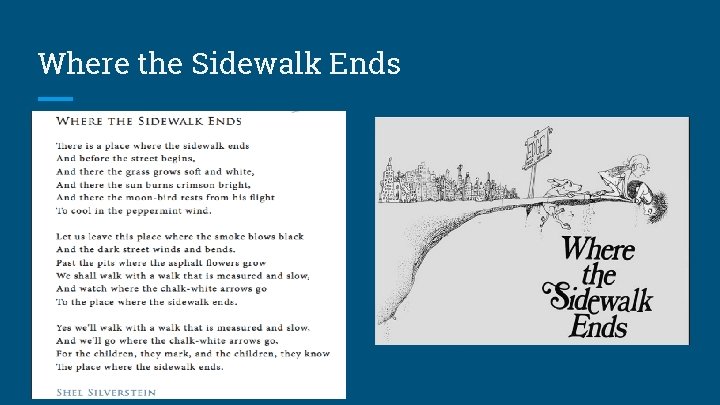 Where the Sidewalk Ends 