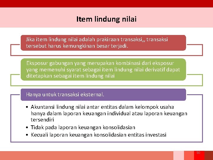 Item lindung nilai Jika item lindung nilai adalah prakiraan transaksi, , transaksi tersebut harus