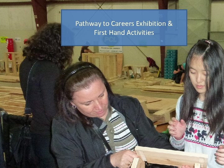 Pathway to Careers Exhibition & First Hand Activities 