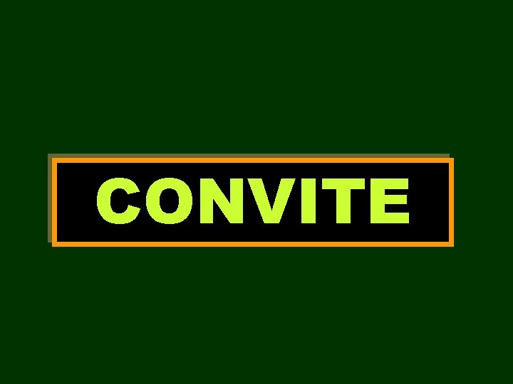 CONVITE 