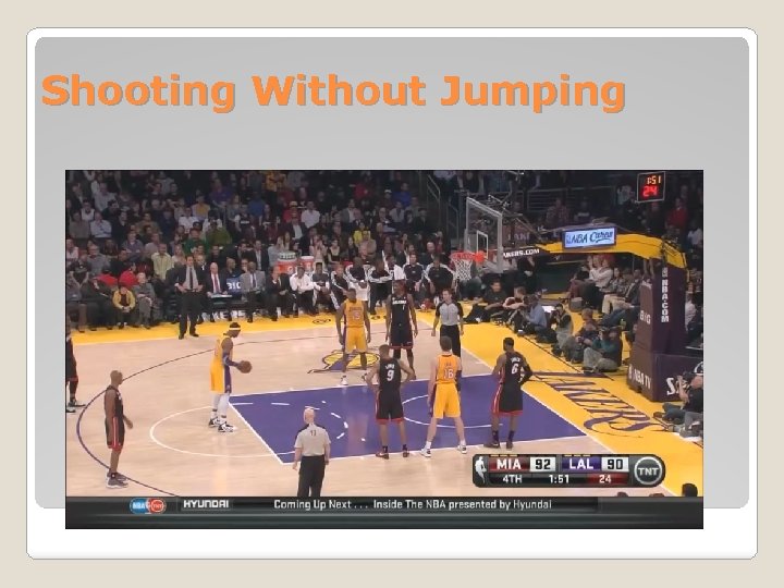 Shooting Without Jumping 