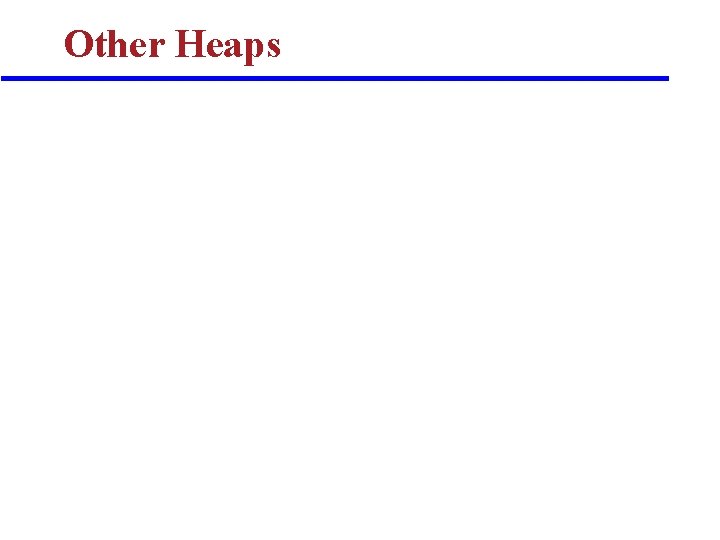 Other Heaps Other Heaps