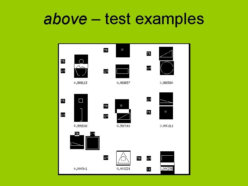 above – test examples 