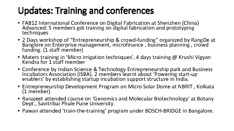 Updates: Training and conferences • FAB 12 International Conference on Digital Fabrication at Shenzhen