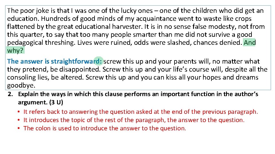 The poor joke is that I was one of the lucky ones – one