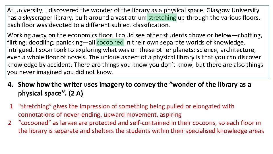 At university, I discovered the wonder of the library as a physical space. Glasgow