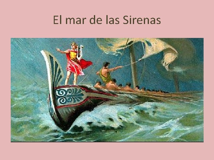 El mar de las Sirenas 