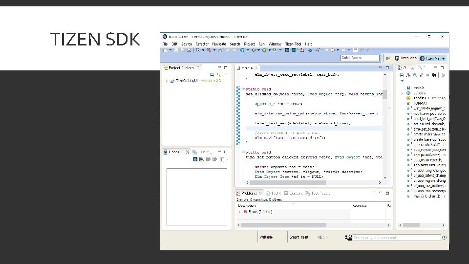 TIZEN SDK 