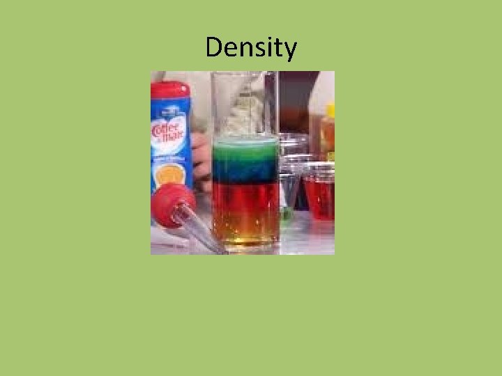 Density Density