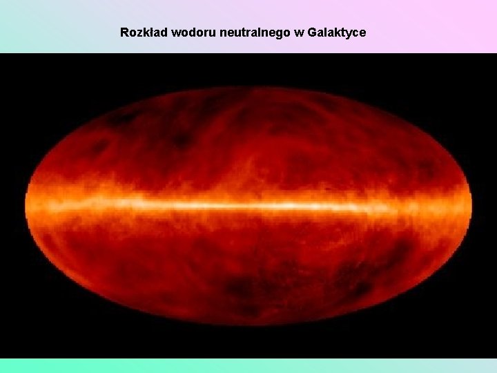 Rozkład wodoru neutralnego w Galaktyce 