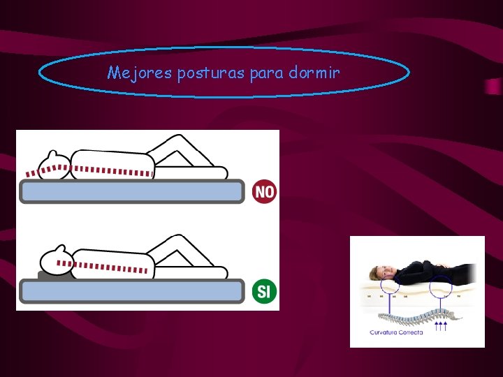 Mejores posturas para dormir 