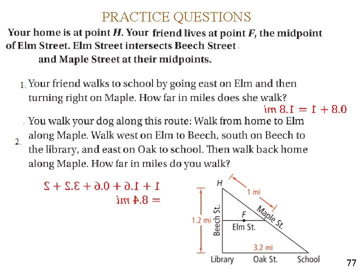 PRACTICE QUESTIONS 77 