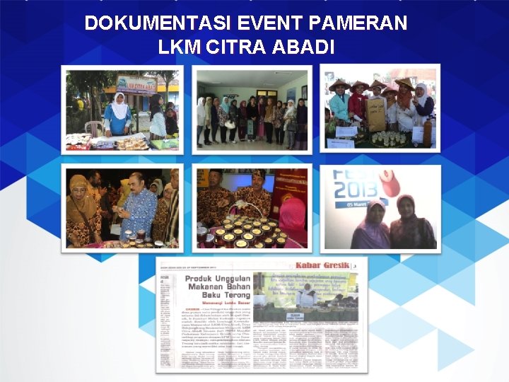 DOKUMENTASI EVENT PAMERAN LKM CITRA ABADI 