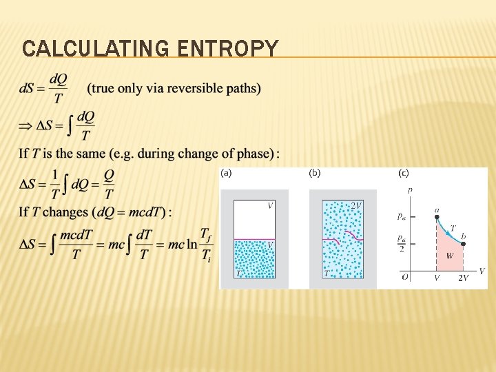 CALCULATING ENTROPY 