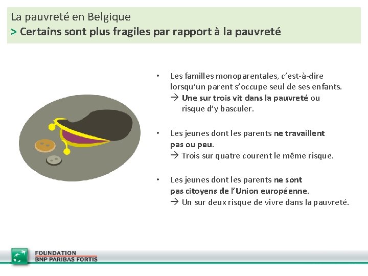 La pauvreté en Belgique > Certains sont plus fragiles par rapport à la pauvreté