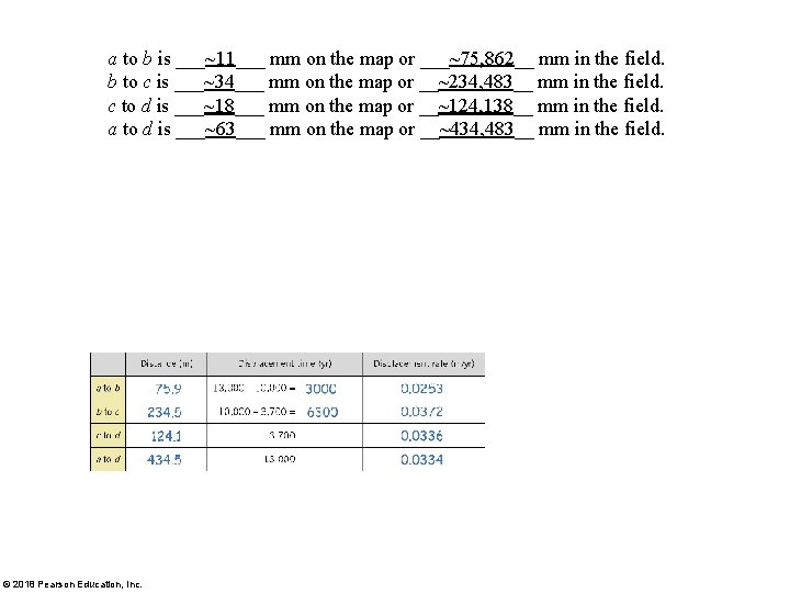 a to b is ___~11___ mm on the map or ___~75, 862__ mm in