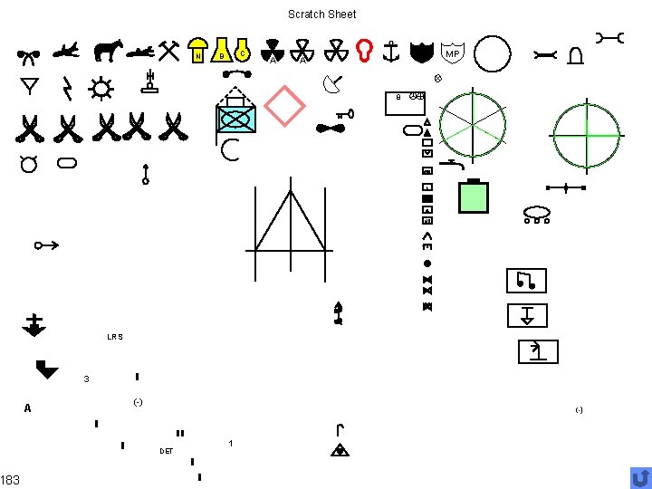 183 Scratch Sheet N C B A MP A 8 L MD LRS 3