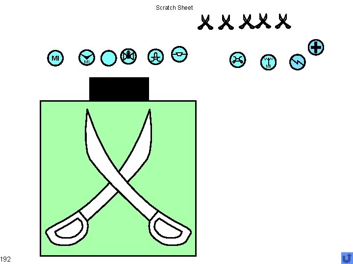 192 Scratch Sheet MI MI MI 