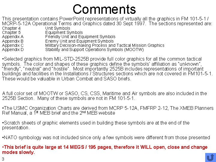 Comments This presentation contains Power. Point representations of virtually all the graphics in FM