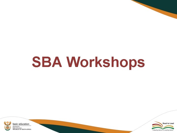 SBA Workshops 