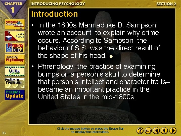 Introduction • In the 1800 s Marmaduke B. Sampson wrote an account to explain