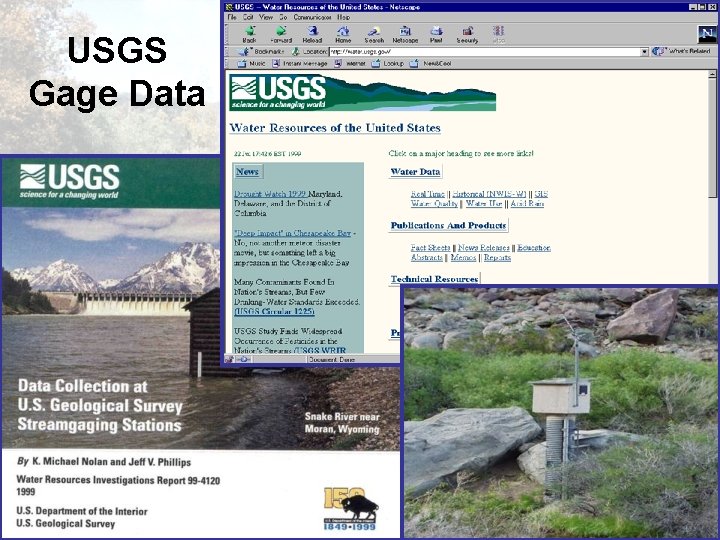 USGS Gage Data Surface Water 