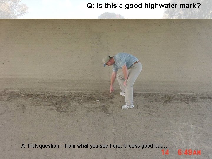 Q: Is this a good highwater mark? A: trick question – from what you