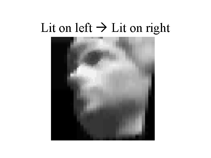 Lit on left Lit on right 