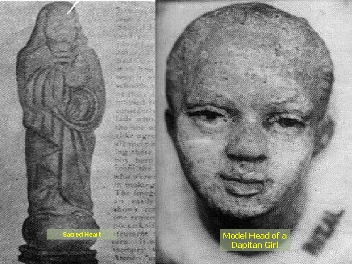 Sacred Heart Model Head of a Dapitan Girl 