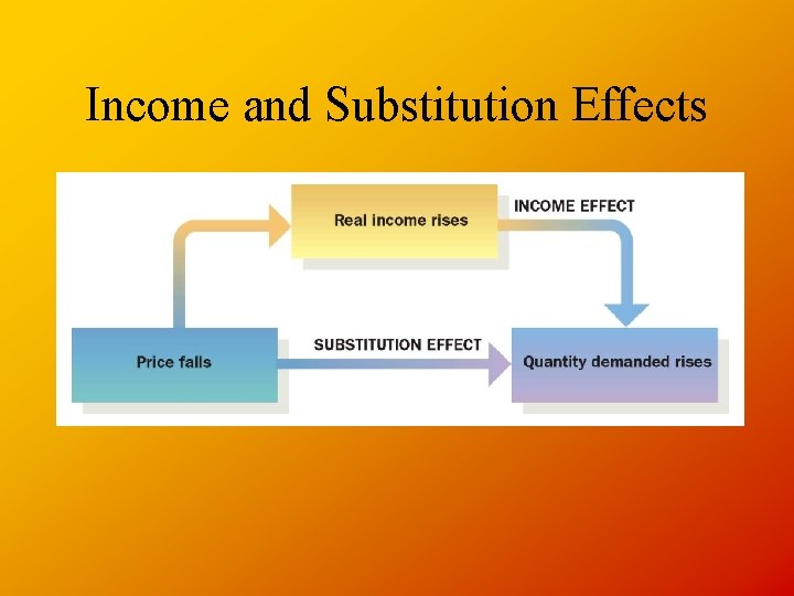 Income and Substitution Effects 