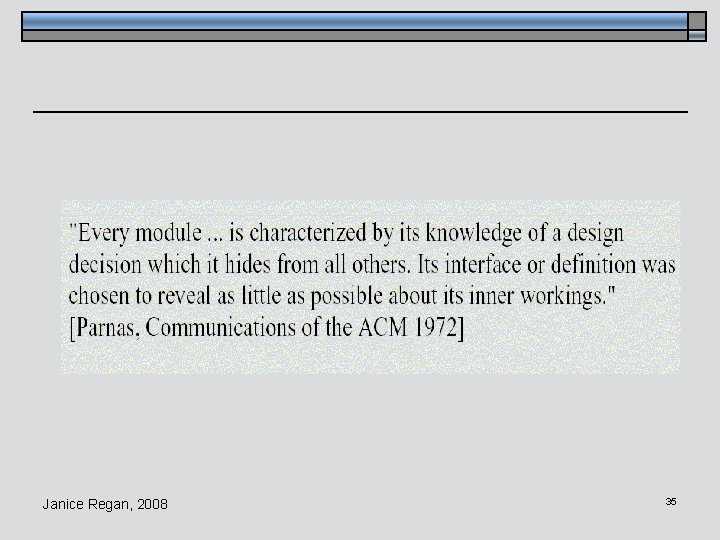 Janice Regan, 2008 35 